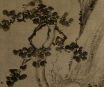 Landschaft mit Gelehrten im Pavillon unter einem Wutong-Baum